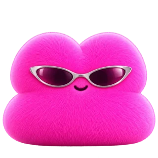 hot pink in cat-eye shades
